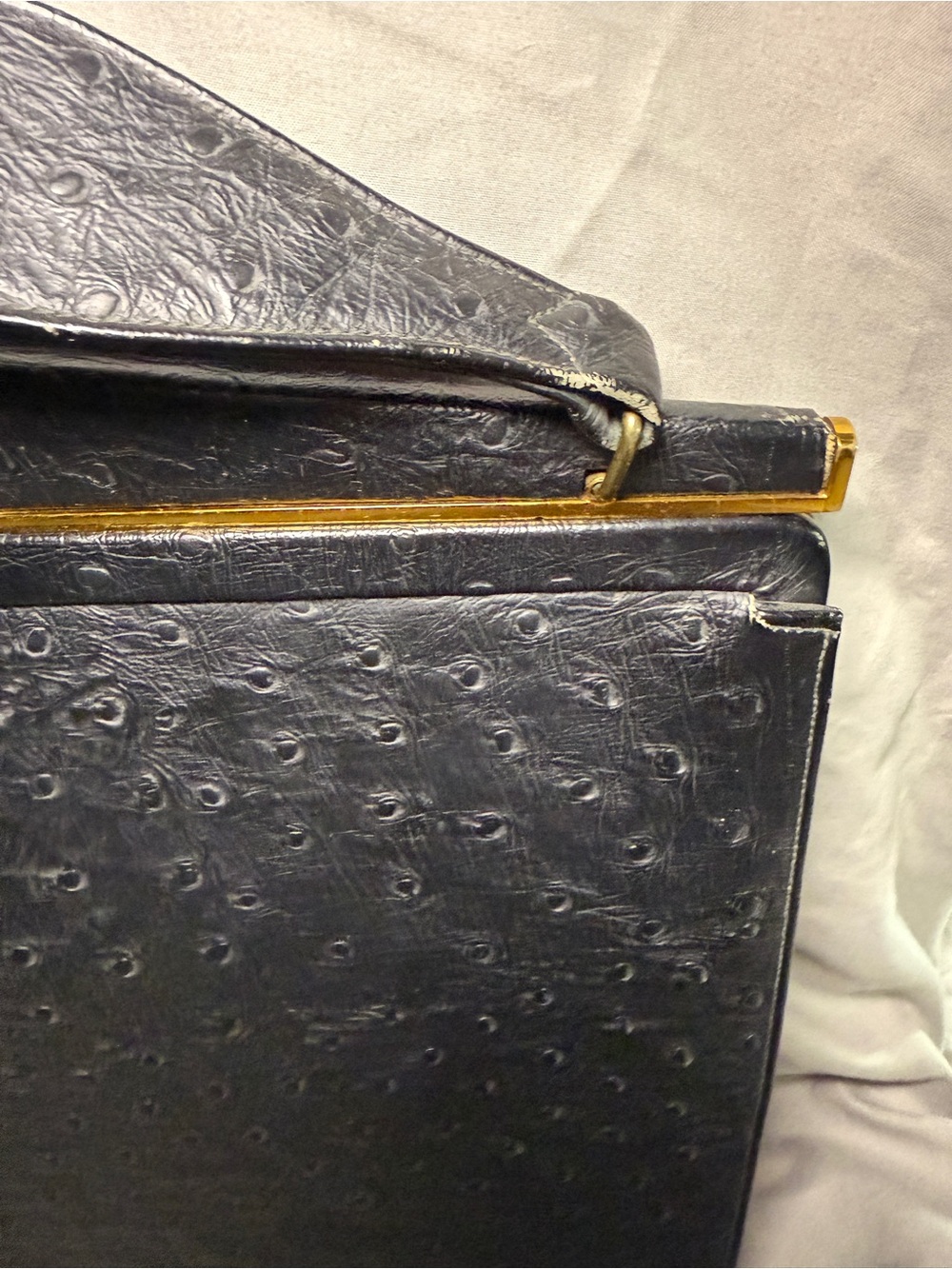 Charbet genuine ostrich bag - Picture 2 of 7